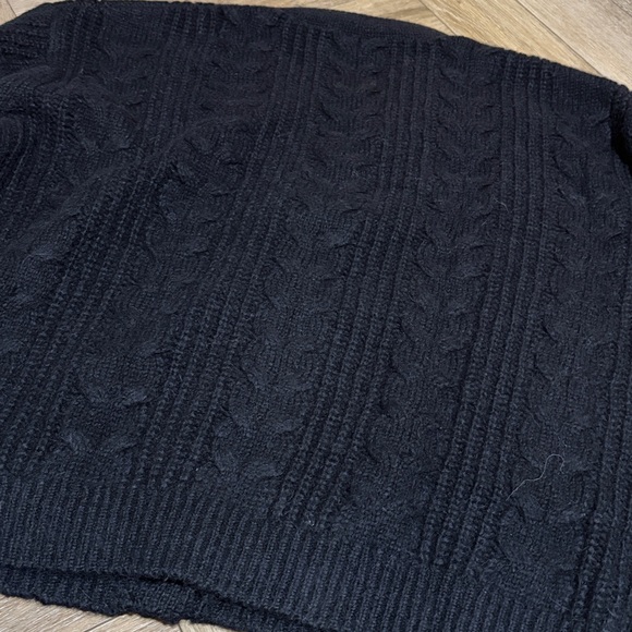 Jenni Kayne Wool & Alpaca Cocoon Cardigan In Black - Picture 6 of 6
